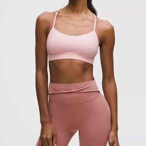 Lululemon Flow Y Bra Nulu Blush Quartz (size 8)